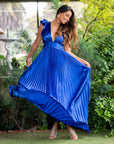 Vestido Paty Azul Rey