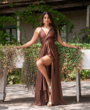Vestido Pascuala Chocolate