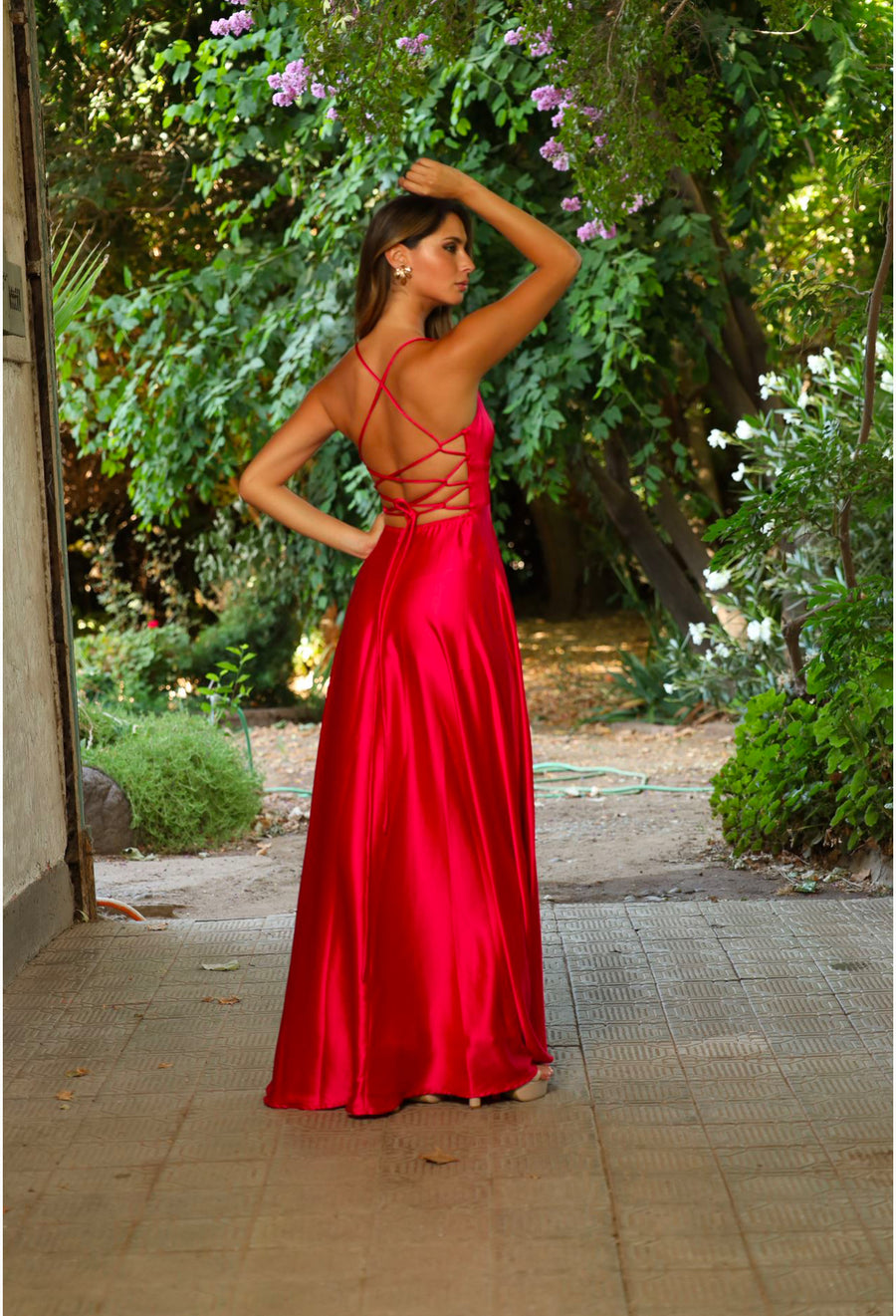 Vestido Fiorella Fucsia