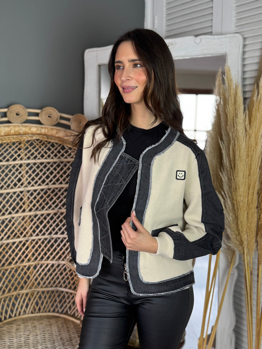 Chaqueta Amore Dúo Crema