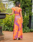 Vestido Ana Flúor Sabana Naranjo