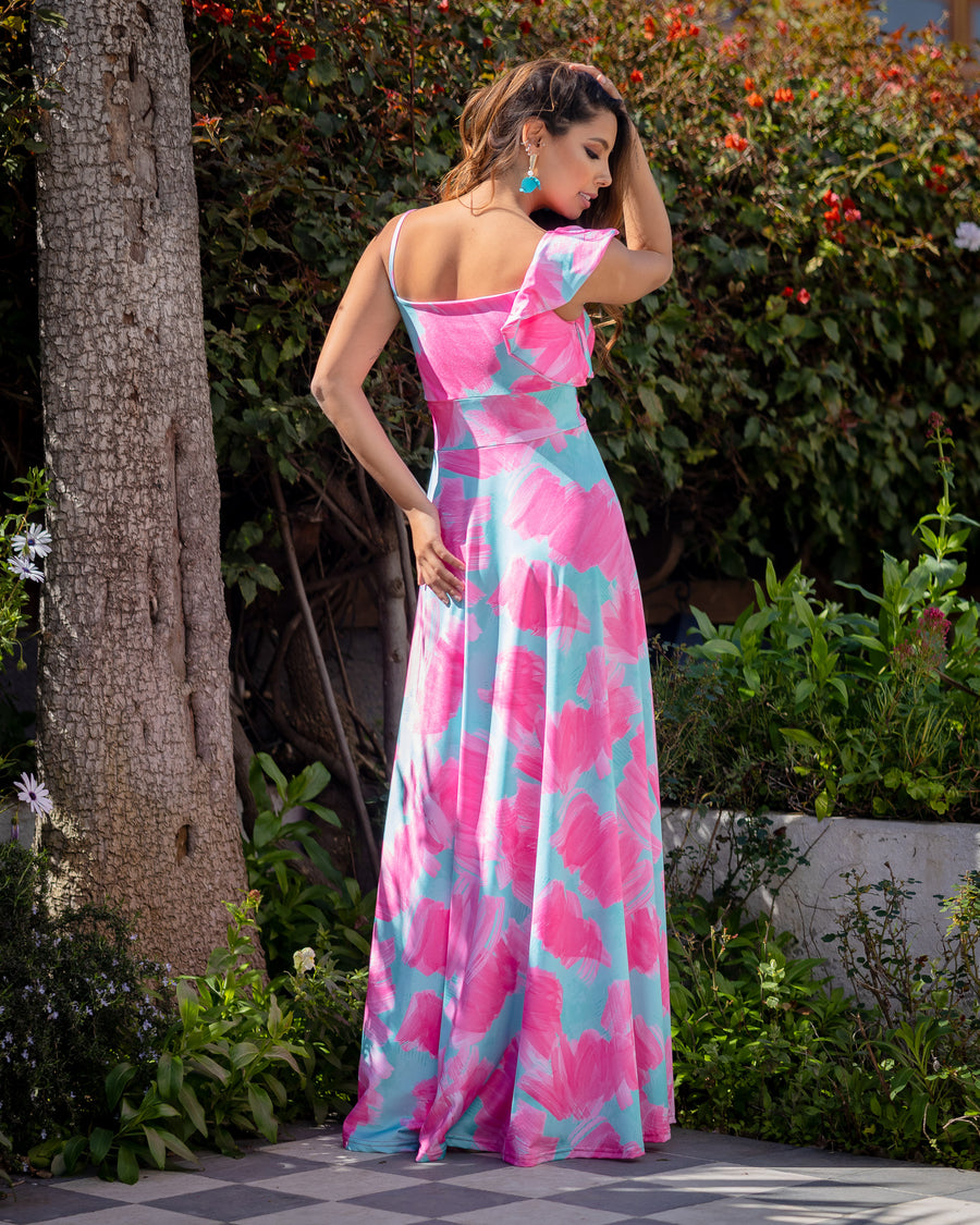 Vestido Doris Mallorca Turquesa