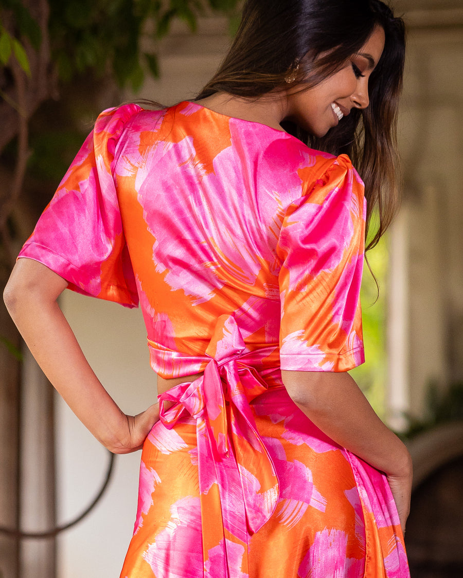 Conjunto Domi Mallorca Fucsia