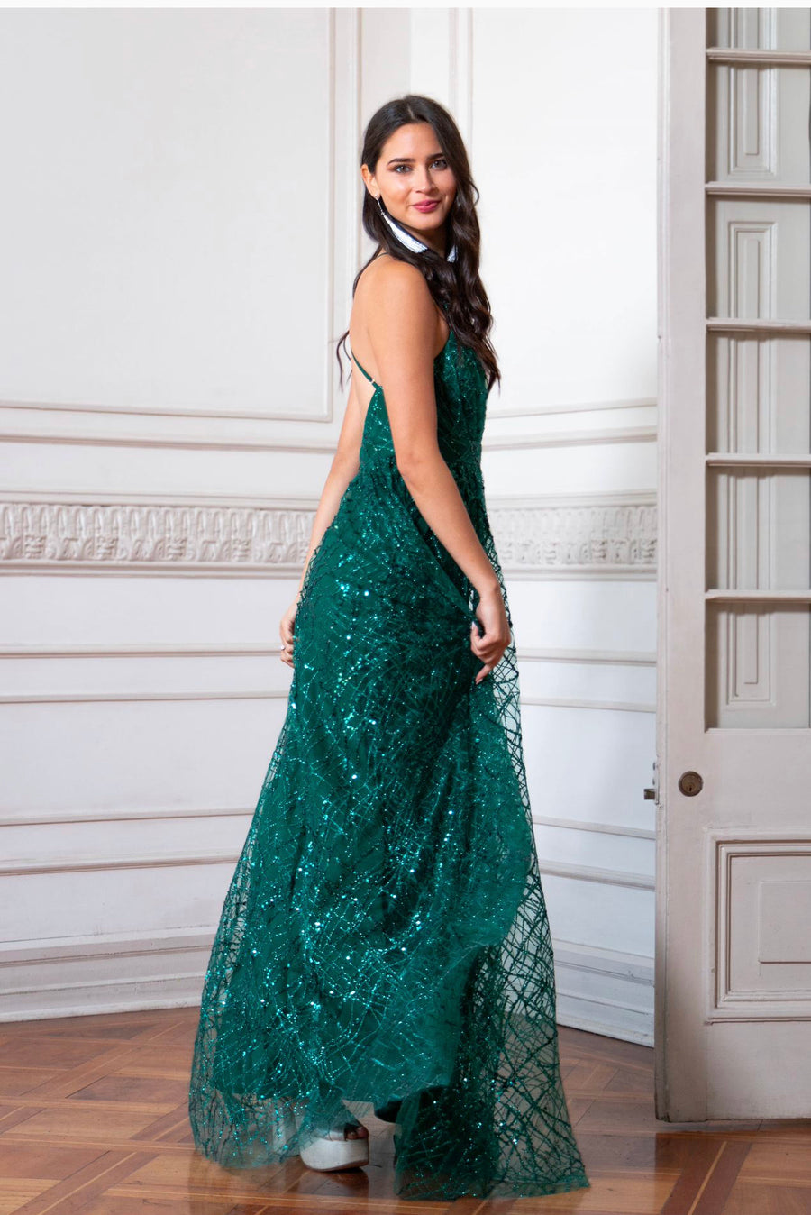 Vestido Maca Esmeralda