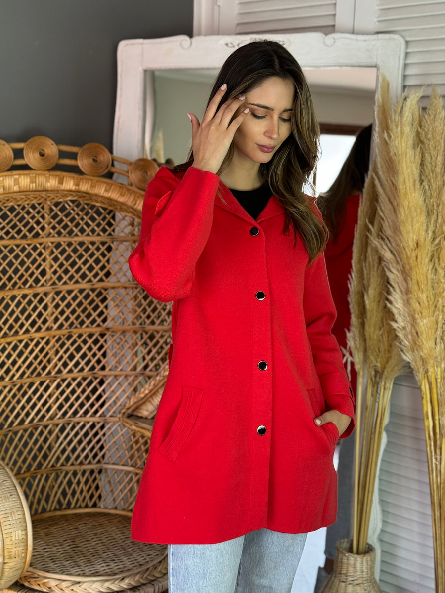 Abrigo Bianca Rojo