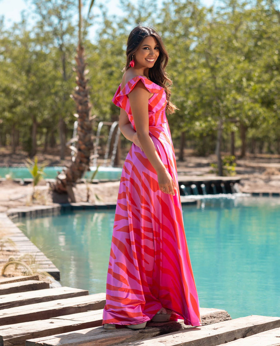 Vestido Dora Pink Sabana