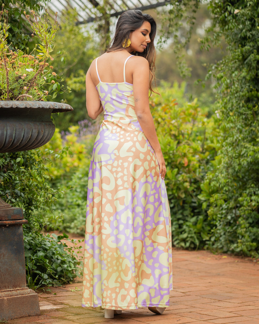 Vestido Paula Flúor Sabana Amarillo