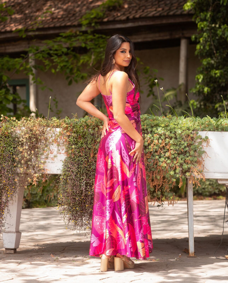 Vestido Paula Cherry glow