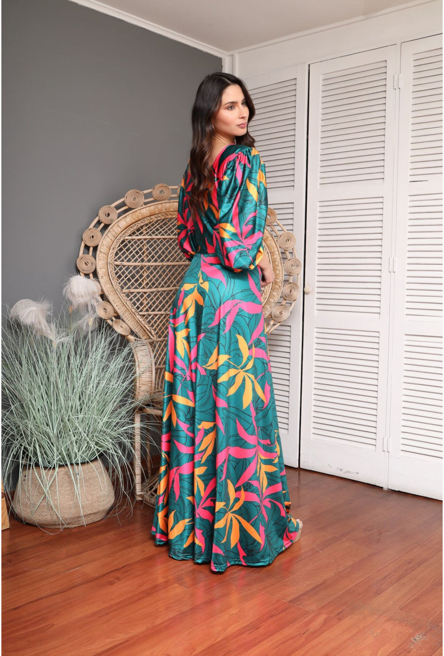 Vestido Josefina Green Paradise