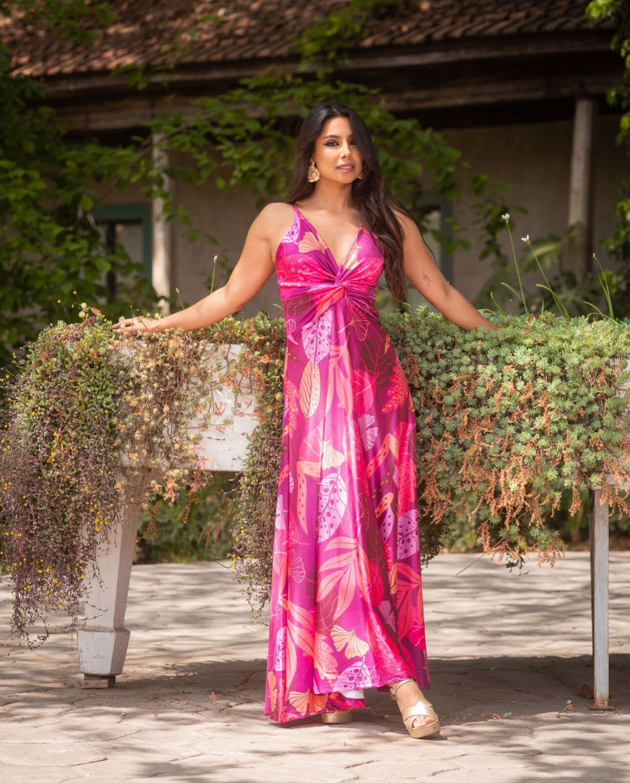 Vestido Paula Cherry glow