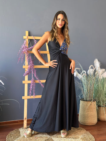 Vestido Paula Touch Blue Print