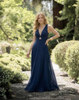 Vestido Ángela Azul Marino