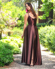 Vestido Amalia Chocolate