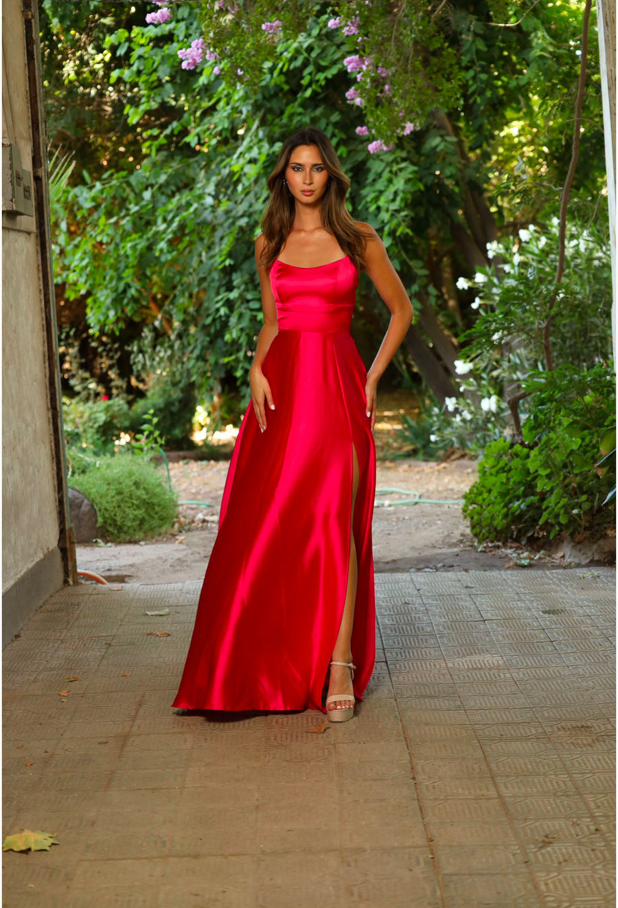 Vestido Fiorella Fucsia