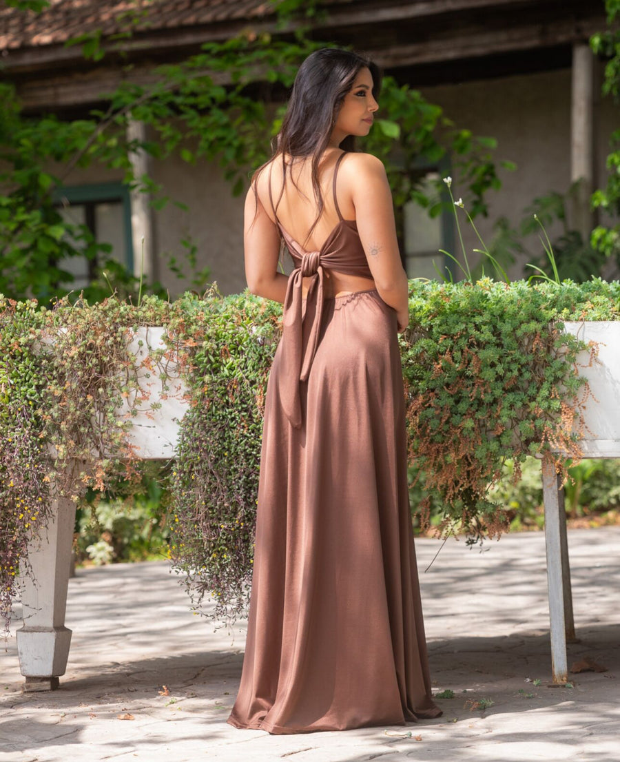 Vestido Pascuala Chocolate