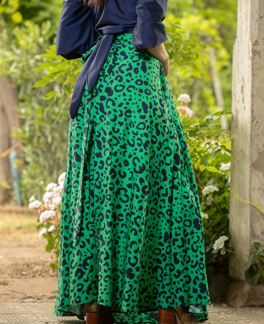 Falda Cate Green Print