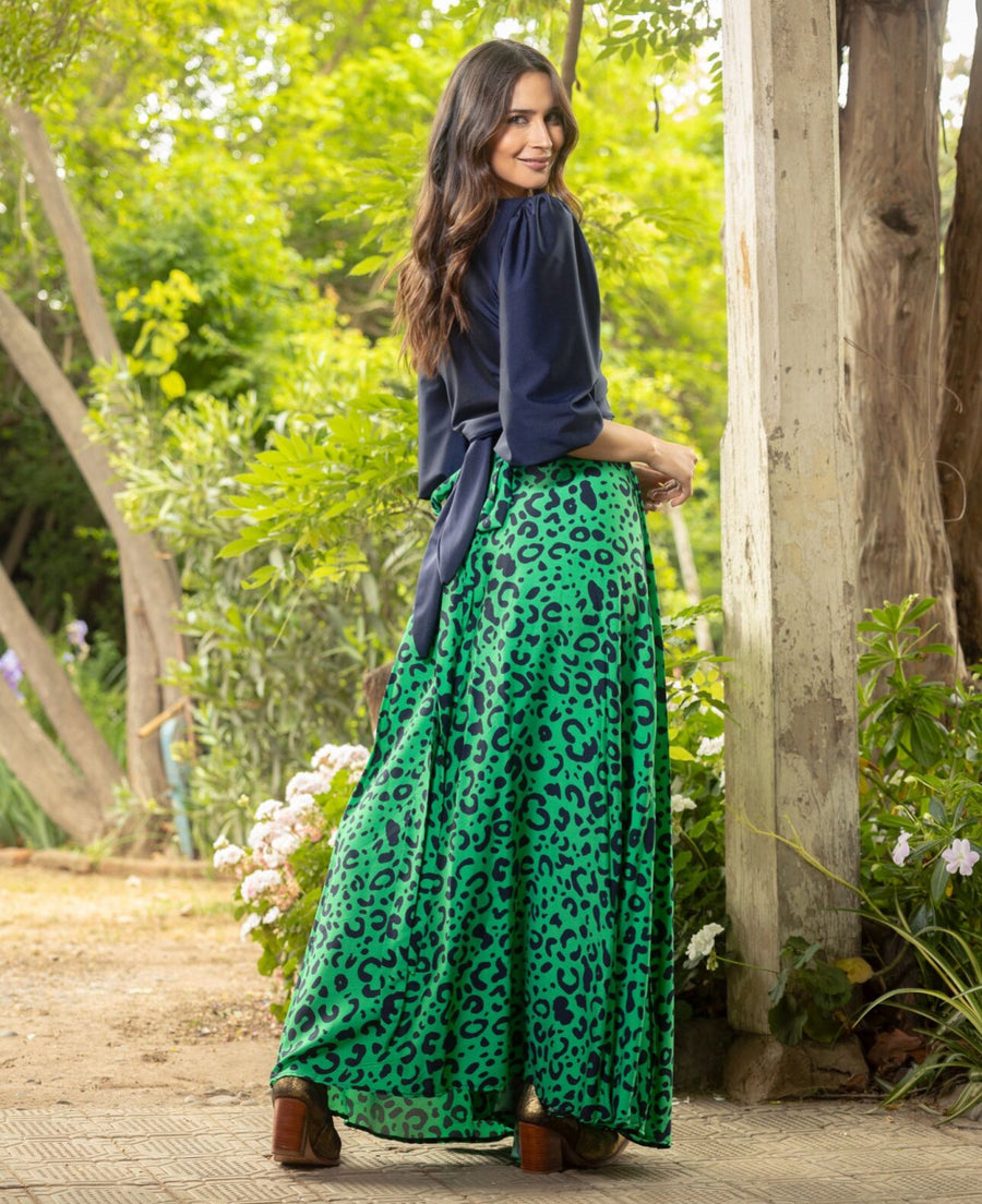 Falda Cate Green Print