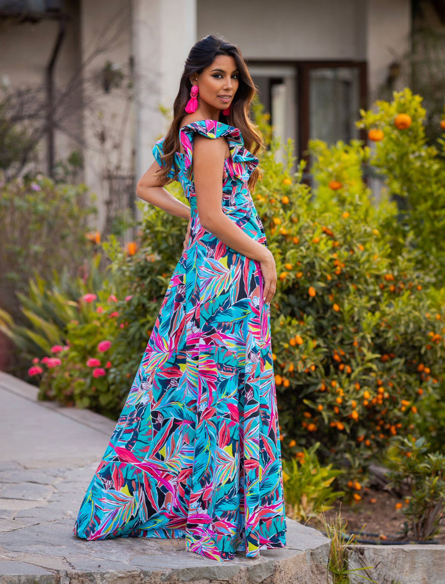 Vestido Dora Flores Aruba