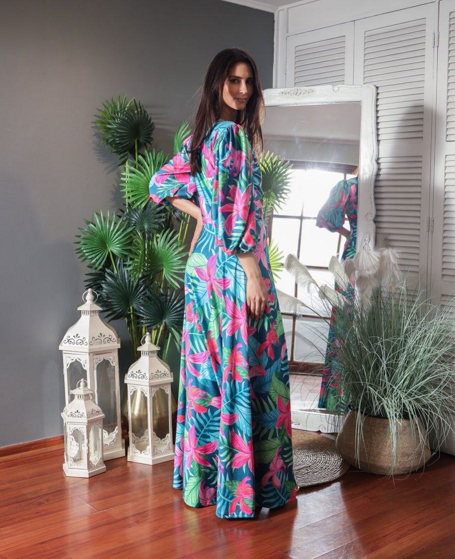 Vestido Josefina Maui Turqueza