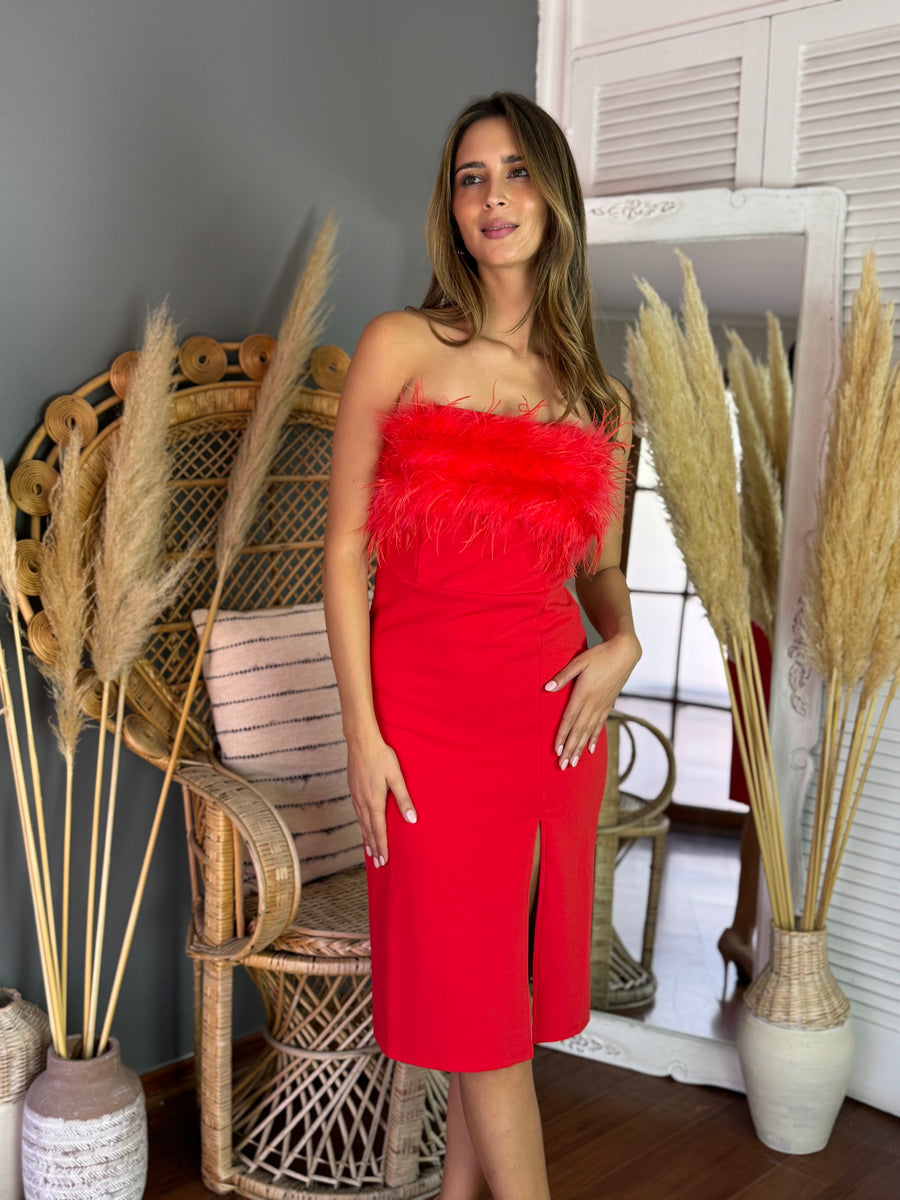 Vestido Francini Rojo