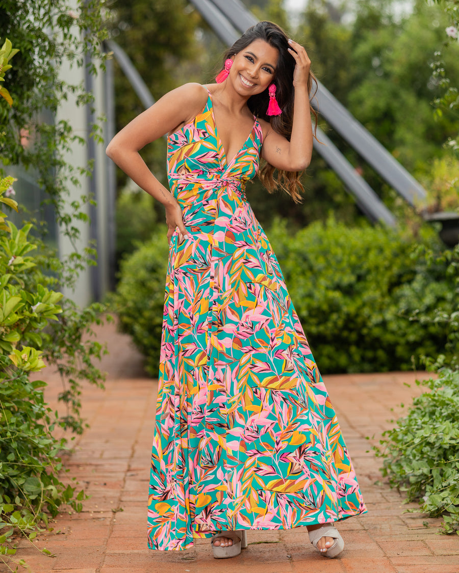 Vestido Paula Frida Turqueza