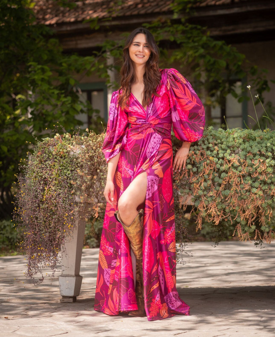 Vestido Josefina Cherry Glow