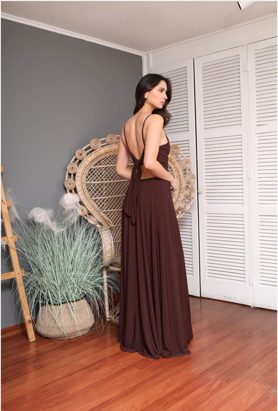 Vestido Pascuala Chocolate