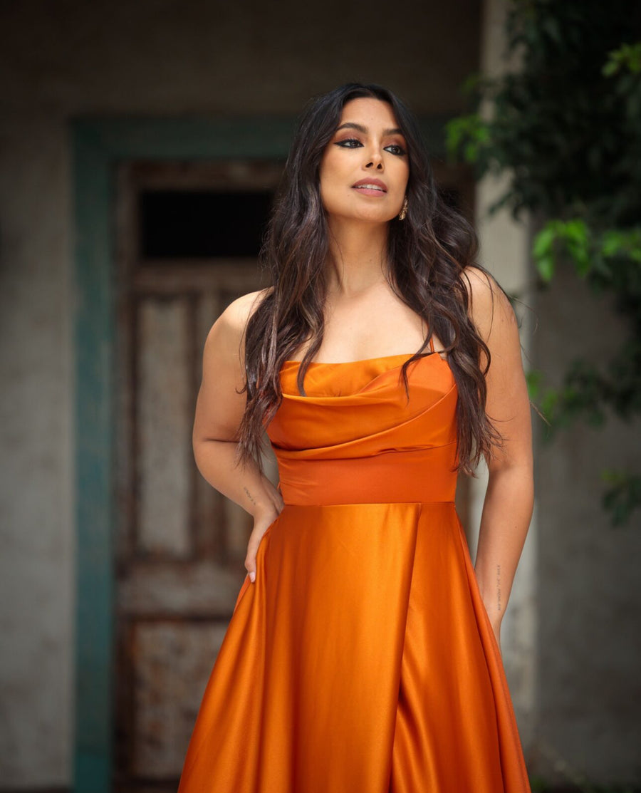 Vestido Figueres Terracota