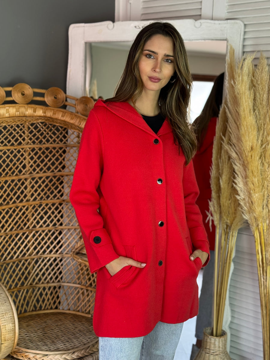 Abrigo Bianca Rojo
