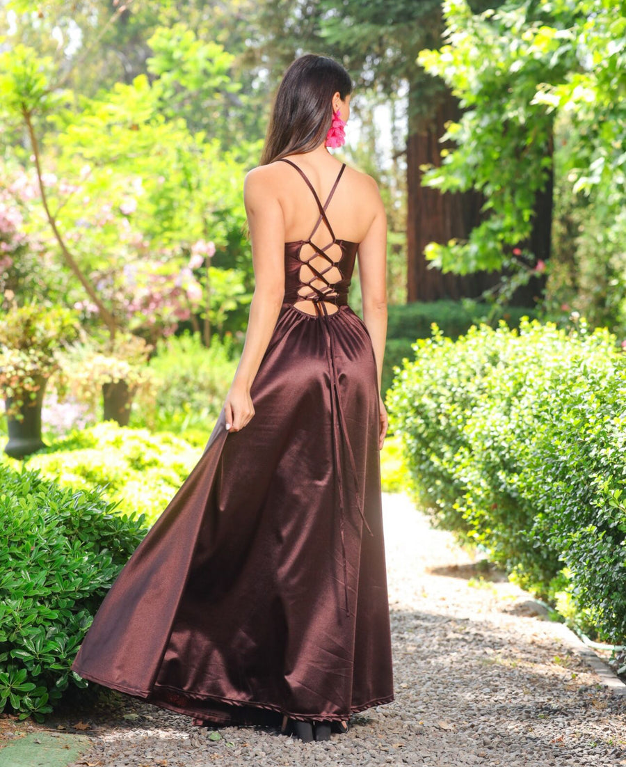 Vestido Amalia Chocolate