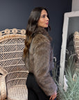 Chaqueta Natalia Café
