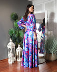 Vestido Josefina Maui Blue