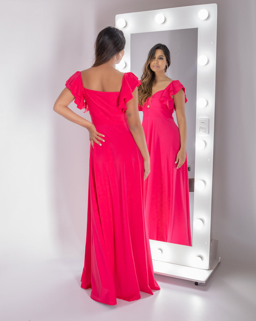 Vestido Dora Frambuesa