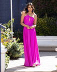 Vestido Maxi Berni Magenta