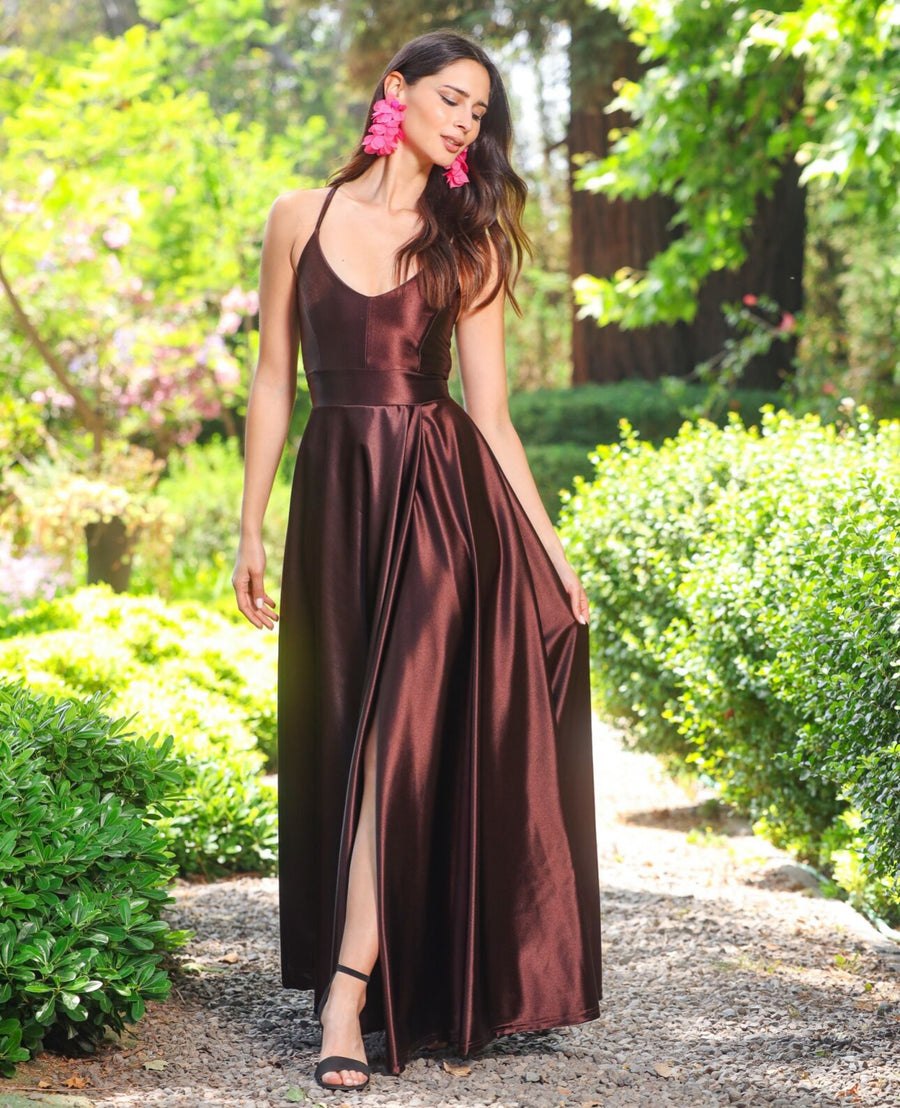 Vestido Amalia Chocolate