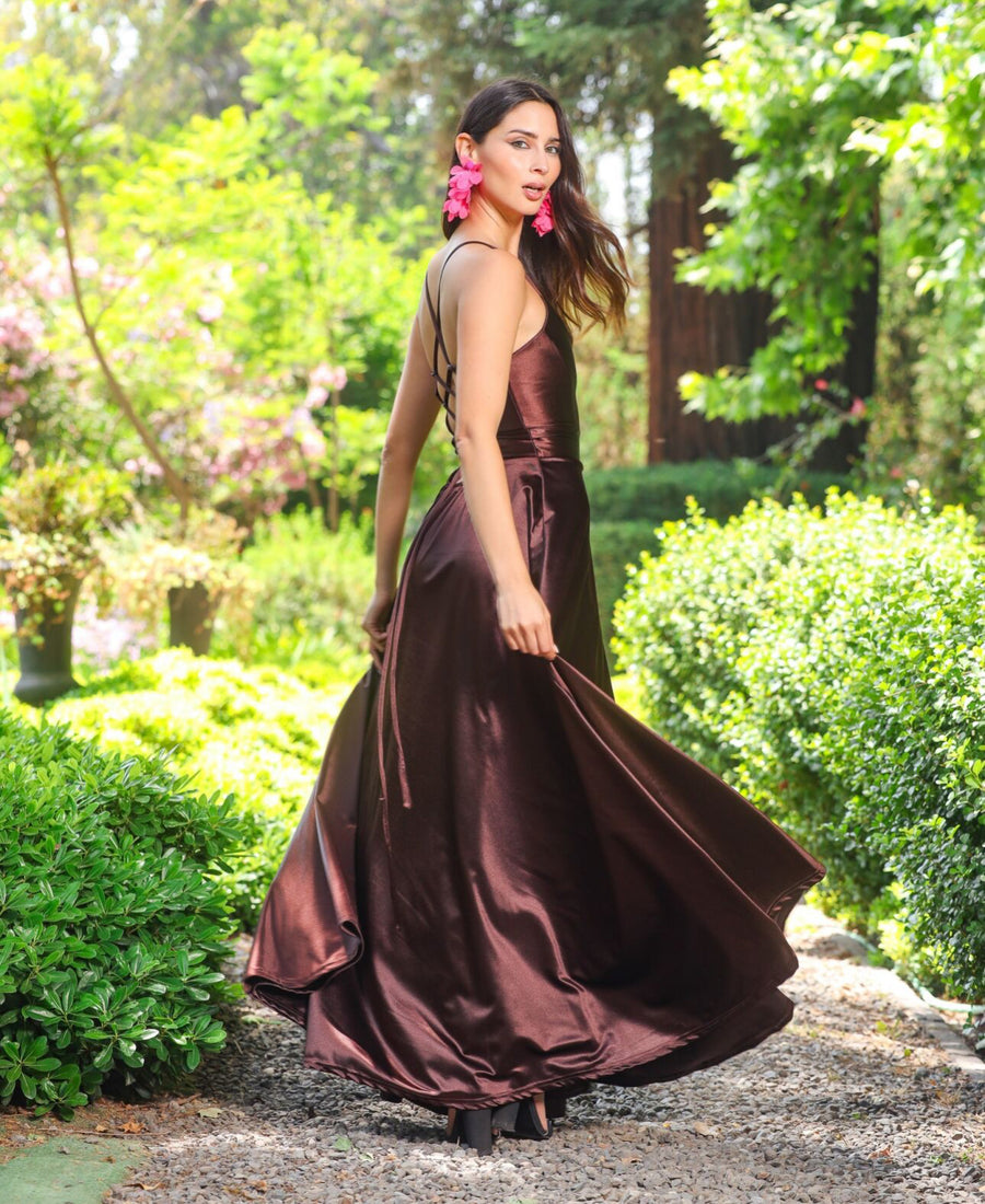 Vestido Amalia Chocolate