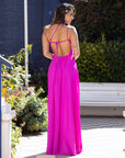 Vestido Maxi Berni Magenta