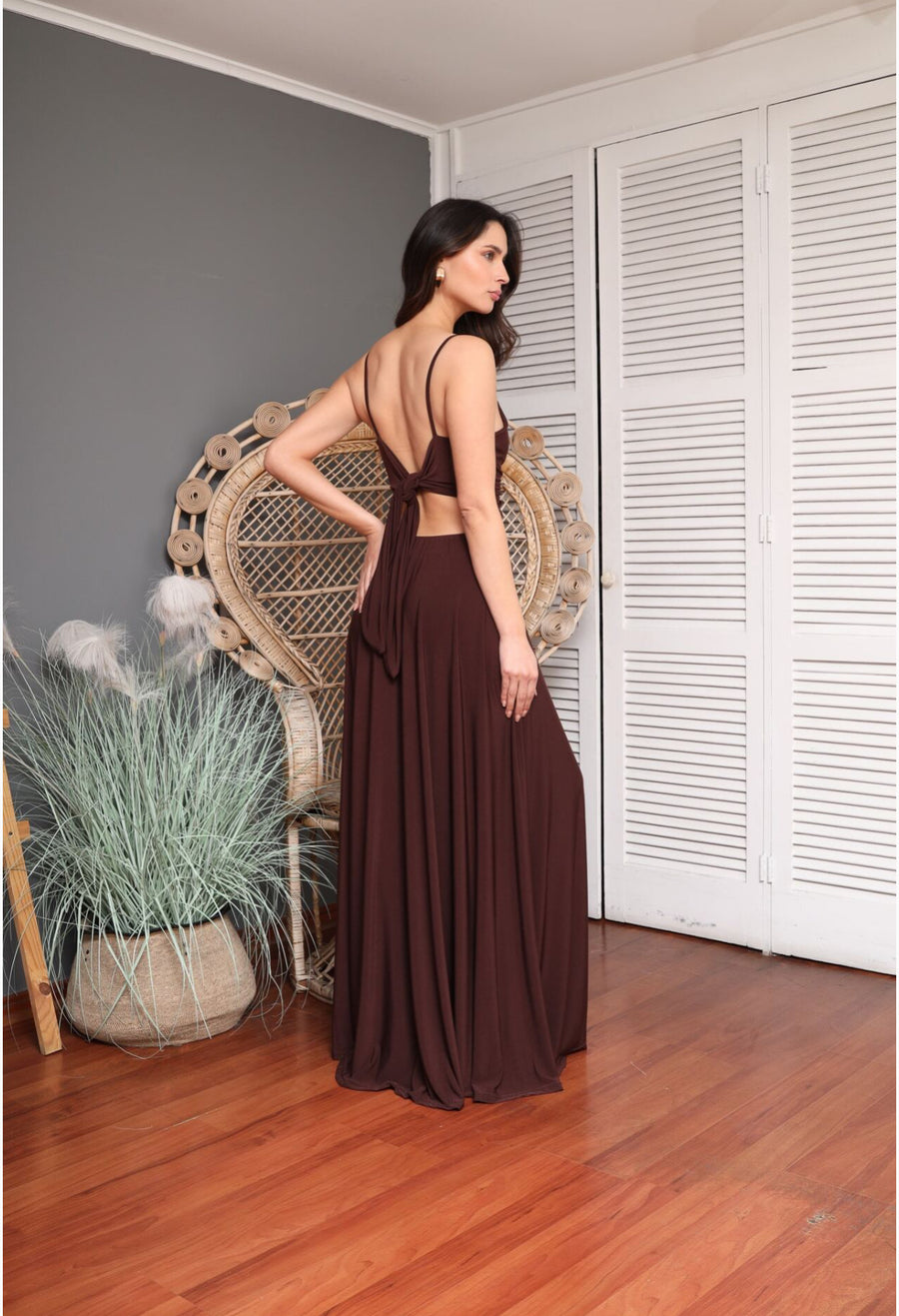 Vestido Pascuala Chocolate