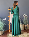 Vestido Josefina Verde Botella