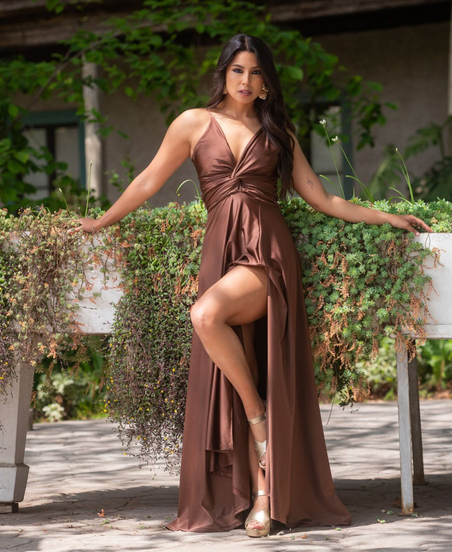 Vestido Pascuala Chocolate