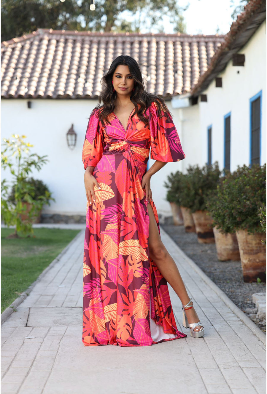 Vestido Josefina Anakena Moka
