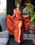 Vestido Marti Terracota