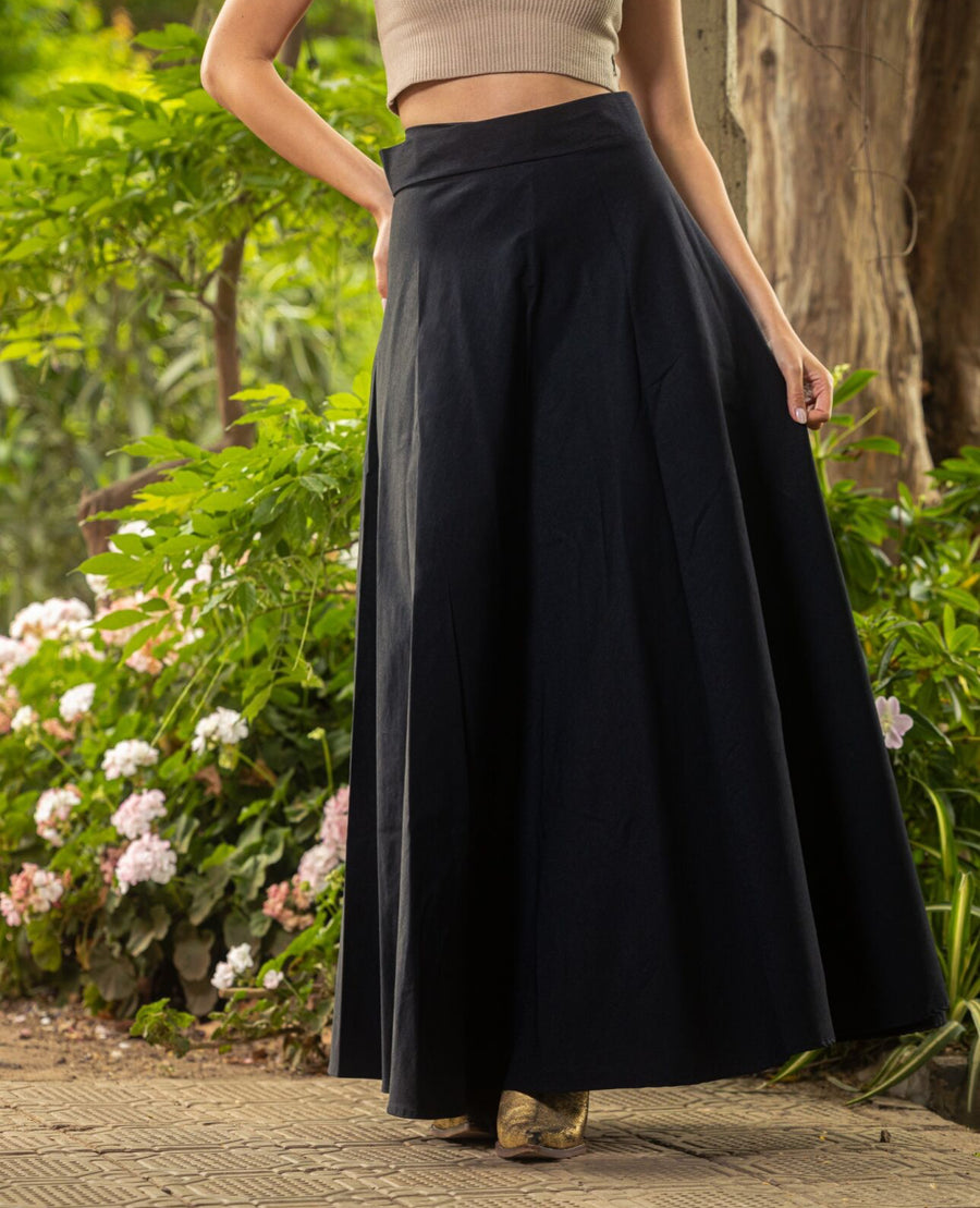 Falda Carmen Denim Negra