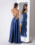 Vestido Florencia Azul Marino