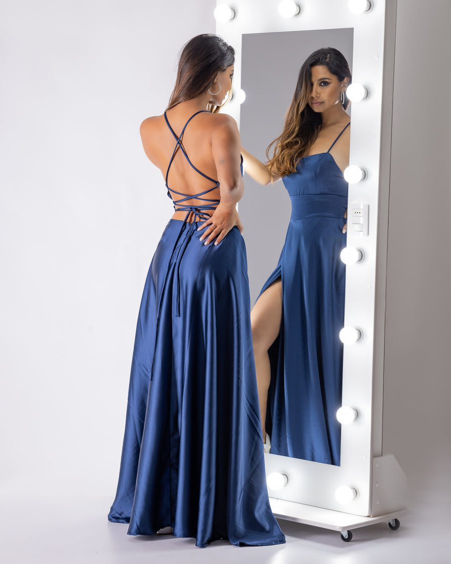 Vestido Florencia Azul Marino