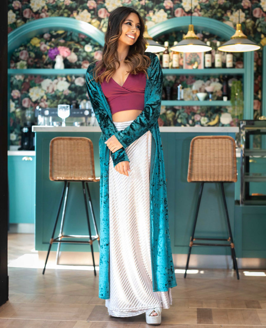 Kimono Velvet Verde