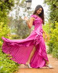 Vestido Almudena Magenta