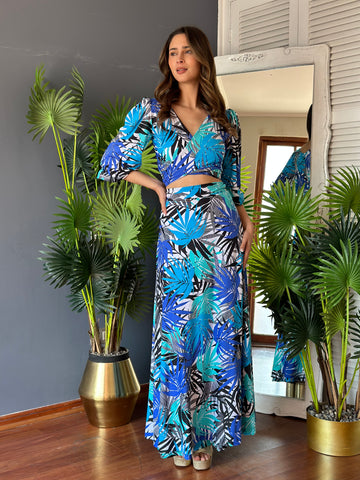 Conjunto Lua Mint Garden