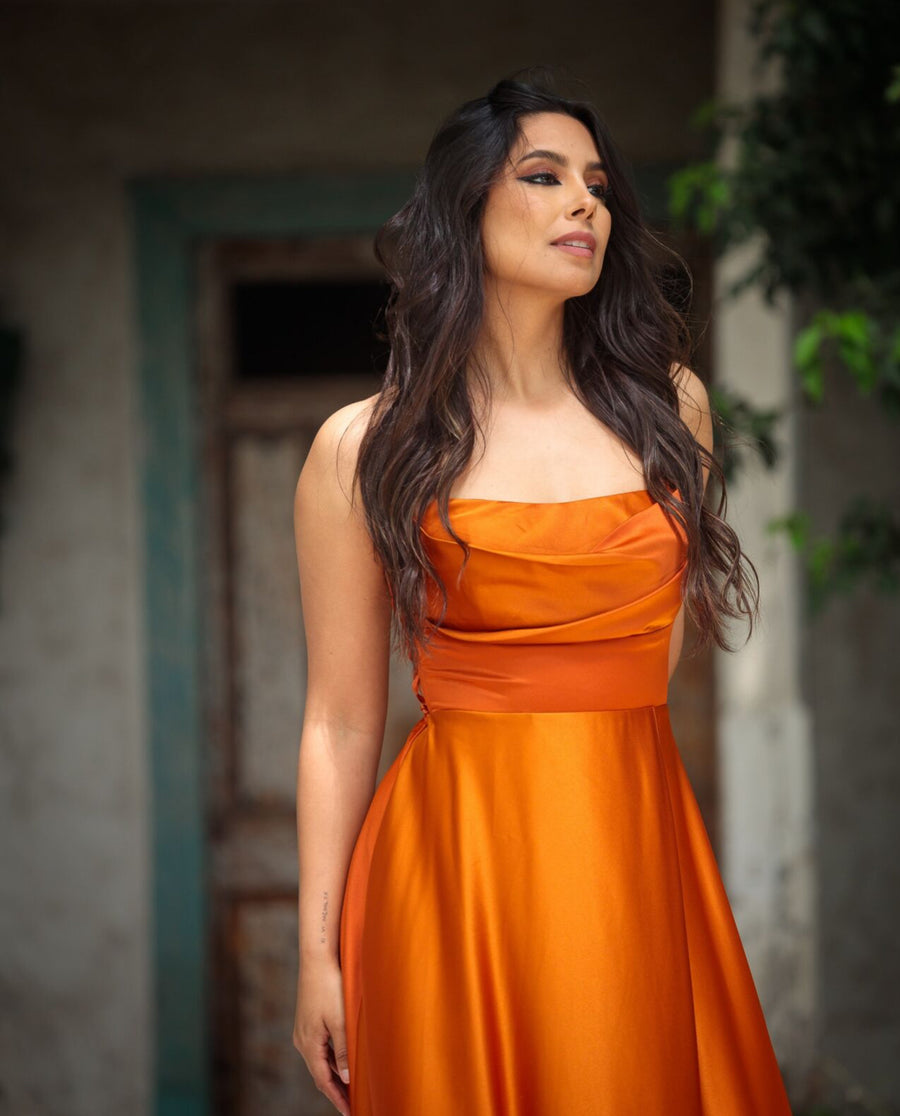 Vestido Figueres Terracota