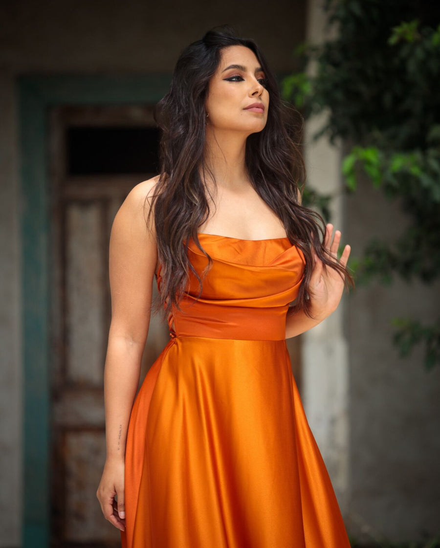 Vestido Figueres Terracota